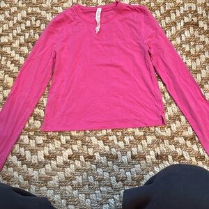 Lulu lemon Women's Pink Long Sleeve Top